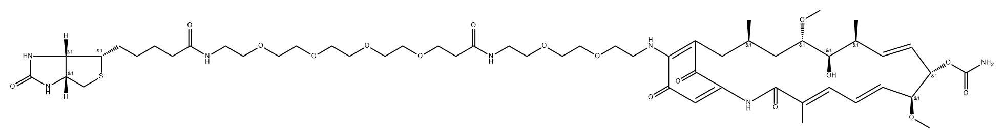 Geldanamycin-Biotin 结构式