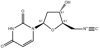 5'-isocyano-2',5'-dideoxyuridine 结构式