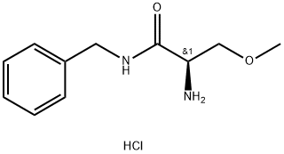 N-脱乙酰基拉科酰胺盐酸盐 结构式