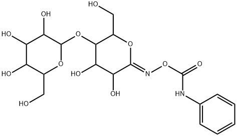 O-(cellobiosylidenamino) N-phenylcarbamate 结构式