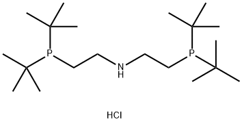 双(2-(二叔丁基膦烷基)乙基)胺盐酸盐 结构式