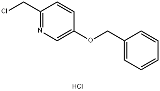 5-(苄基氧基)-2-(氯甲基)吡啶盐酸盐 结构式