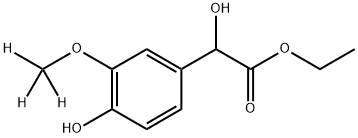 [2H3]-香草扁桃酸乙酯 结构式