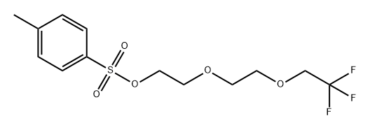 1,1,1-三氟乙基-三聚乙二醇-对甲苯磺酸酯 结构式