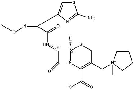 头孢吡肟杂质02 结构式