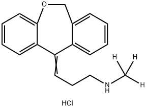 Nordoxepin-d3 HCl 结构式