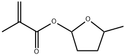 2-Propenoic acid, 2-methyl-, tetrahydro-5-methyl-2-furanyl ester 结构式