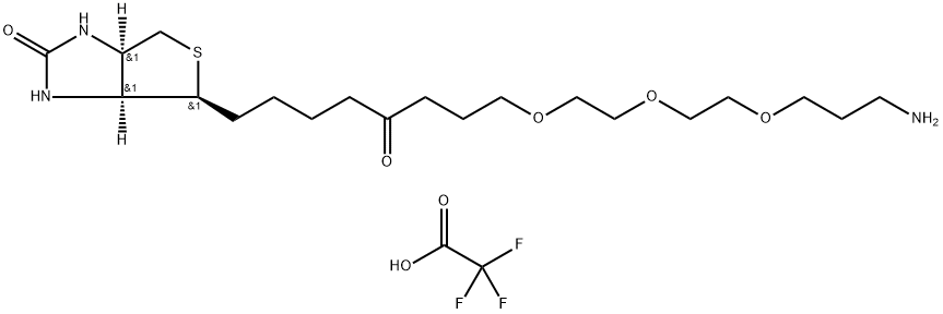 Biotin-Teg-Nh2 Tfa 结构式
