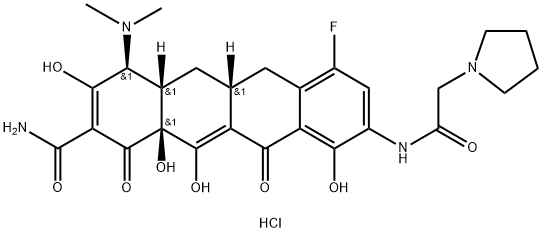 盐酸依拉环素 结构式