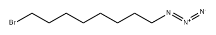 1-叠氮基-8-溴辛烷 结构式