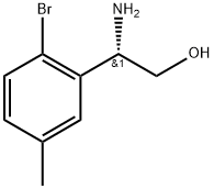 (2S)-2-amino-2-(2-bromo-5-methylphenyl)ethan-1-ol 结构式