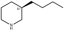 (3R)-3-Butylpiperidine 结构式