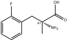 D-Phenylalanine, 2-fluoro-α-methyl- 结构式