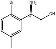 (2R)-2-amino-2-(2-bromo-5-methylphenyl)ethan-1-ol 结构式