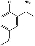 1-(2-氯-5-甲氧基苯基)乙胺 结构式