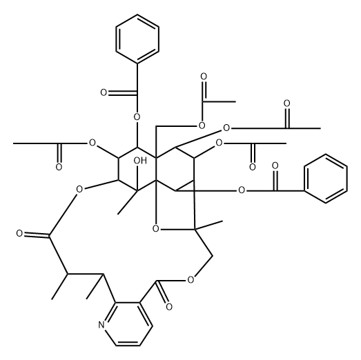 乌木叶碱 E-II 结构式