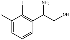 2-amino-2-(2-iodo-3-methylphenyl)ethan-1-ol 结构式