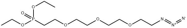 AZIDO-PEG3-PHOSPHONIC ACID ETHYL ESTER 结构式