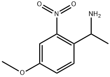 1-(4-methoxy-2-nitrophenyl)ethanamine 结构式