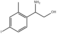 2-amino-2-(4-iodo-2-methylphenyl)ethanol 结构式