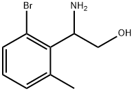 2-amino-2-(2-bromo-6-methylphenyl)ethanol 结构式