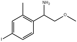 1-(4-iodo-2-methylphenyl)-2-methoxyethanamine 结构式