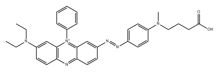 BHQ-3 酸 结构式