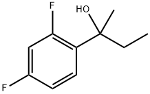 2-(2,4-difluorophenyl)butan-2-ol 结构式