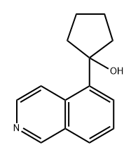 1-(isoquinolin-5-yl)cyclopentanol 结构式