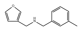 N-[(3-Methylphenyl)methyl]-3-furanmethanamine 结构式