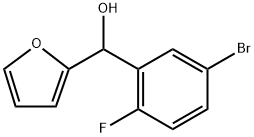 (5-bromo-2-fluorophenyl)(furan-2-yl)methanol 结构式