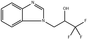 3-(1H-1,3-苯并二唑-1-基)-1,1,1-三氟丙-2-醇 结构式