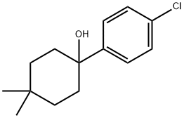 1-(4-chlorophenyl)-4,4-dimethylcyclohexanol 结构式
