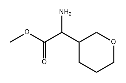 2-氨基-2-(四氢-2H-吡喃-3-基)乙酸甲酯 结构式