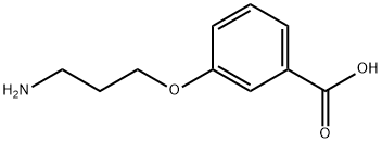 3-(3-氨基丙氧基)苯甲酸 结构式