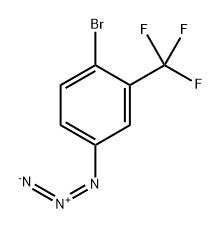 4-azido-1-bromo-2-(trifluoromethyl)benzene 结构式