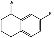 1,7-二溴-1,2,3,4-四氢萘 结构式