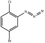 2-叠氮基-4-溴-1-氯苯 结构式