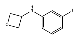 N-(3-iodophenyl)oxetan-3-amine 结构式