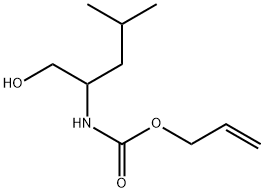 N-Allyloxycarbonyl-DL-leucinol 结构式