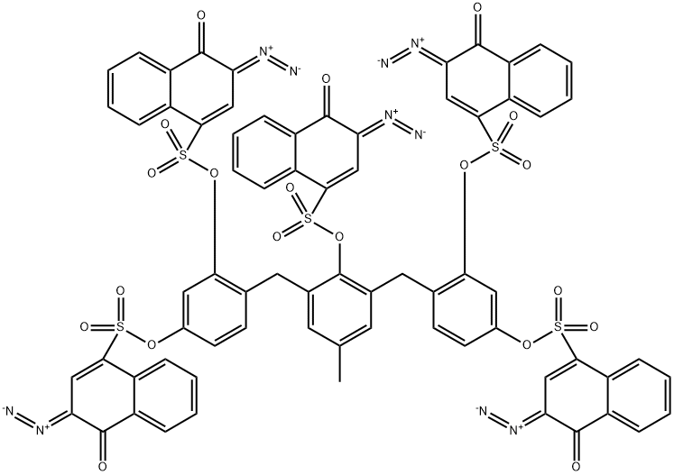 NAPHTHOQUINONE DIAZIDE ESTER DERIVATIVE 结构式