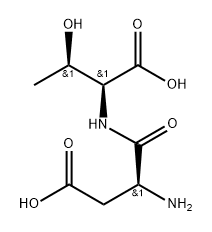 L-Threonine, L-α-aspartyl- 结构式