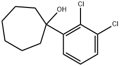 1-(2.3-二氯苯)环庚醇 结构式