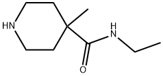 N-ethyl-4-methylpiperidine-4-carboxamide 结构式