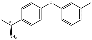 (S)-1-(4-(m-tolyloxy)phenyl)ethan-1-amine 结构式