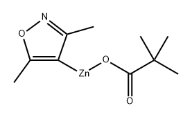 (3,5-Dimethylisoxazol-4-yl)zinc pivalate (1.03 mmol/g) 结构式