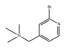 2-Bromo-4-((trimethylsilyl)methyl)pyridine 结构式