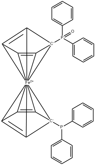 1,1'-双(二苯基膦基)二茂铁一氧化物 结构式