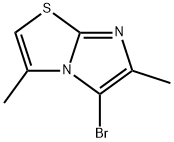 5-bromo-3,6-dimethylimidazo[2,1-b]thiazole 结构式