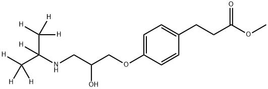 艾司洛尔-D7盐酸 结构式